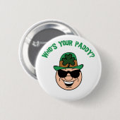 Wie is je Padie Gift? Ronde Button 5,7 Cm (Voorkant /achterkant)