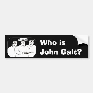 Wie is John Galt-bumper sticker