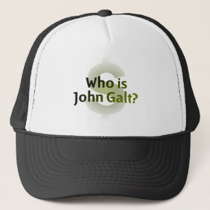 Wie is John Galt? Geldsymbool Trucker Pet