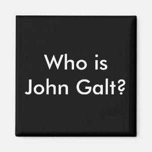 Wie is John Galt? magneet
