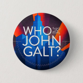 Wie is John Galt? Ronde Button 5,7 Cm