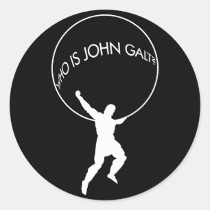 Wie is John Galt? sticker