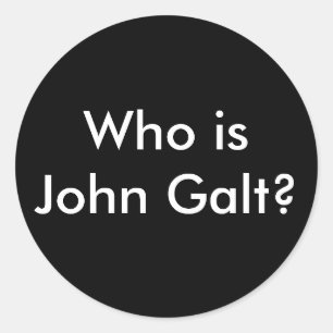 Wie is John Galt? stickers