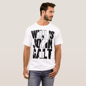Wie is John Galt? T-shirt (Voorkant volledig)