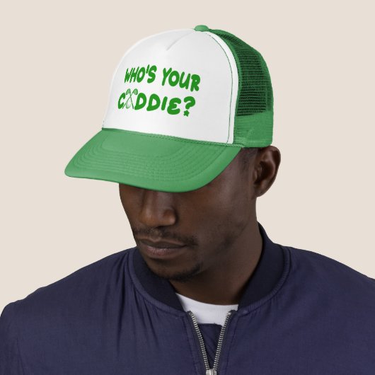 Wie is jouw Caddie Golfer Pet - Groen (In situ)