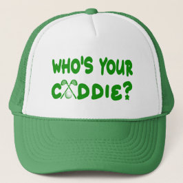 Wie is jouw Caddie Golfer Pet - Groen