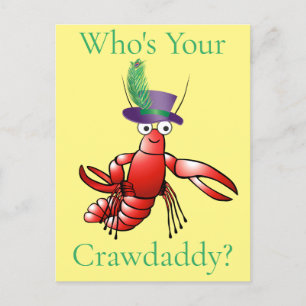 Wie is jouw Crawdaddy? Donder_Cove Briefkaart