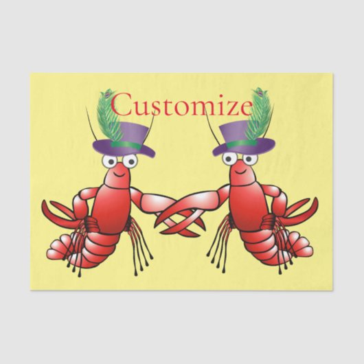 Wie is jouw Crawdaddy? Donder_Cove Tissuepapier (Voorkant)