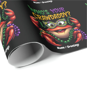 Wie is jouw Crawdaddy Rivierkreeft Grappig Mardi G Cadeaupapier