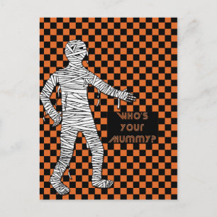 Wie is jouw mama Halloween? Briefkaart