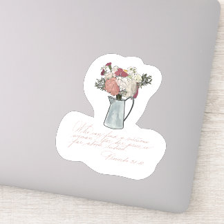 Wie kan een deugdzame vrouw vinden? Sticker