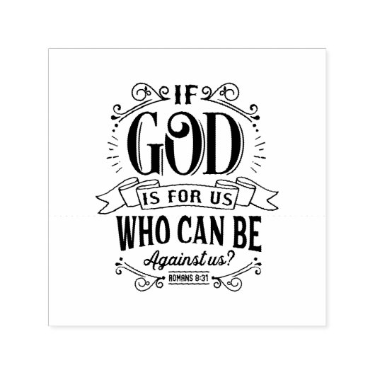 Wie kan tegen ons zijn? zelfinktende stempel (Design)