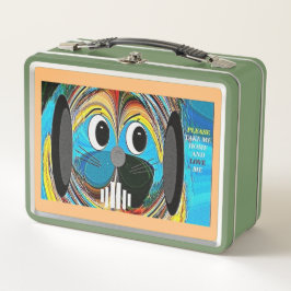 "Wie kan zich verzetten?" Metal Lunch Box