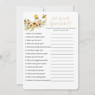 Wie kent Bride tot beste game-Kaart