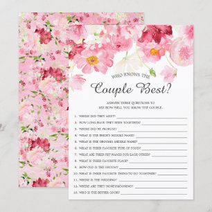 Wie kent het Paars Beste Vrijgezellenfeest Game Kaart