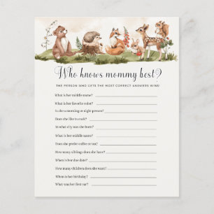 Wie kent mammie beste Baby shower game