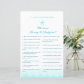 Wie kent moeder en vader - Baby shower Game (Staand voorkant)