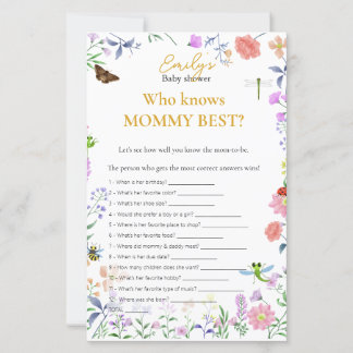 Wie Kent Moeders Beste? Baby Shower Spel