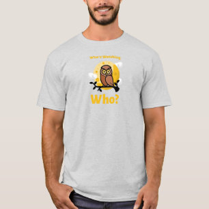 Wie kijkt wie? Birder Watcher Hobby T-shirt