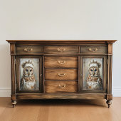 Wie kookt voor u Uil Decoupage papier Inpakpapier Vel