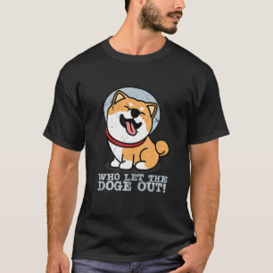 Wie laat de Doge naar het motorschip Akita-Teken T-shirt