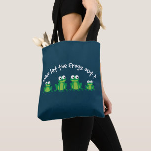 Wie Laat De Kikkers Los Grappige Dierenliefhebbe Draagtas