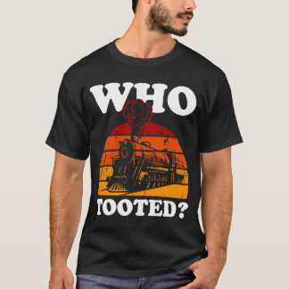 Wie liet de trein een scheet t-shirt