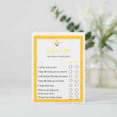 Wie maakt de partijspelletjes bekend met hommels? briefkaart (Staand voorkant)