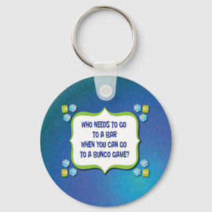 Wie moet naar een bar gaan wanneer u naar kunt gaa sleutelhanger