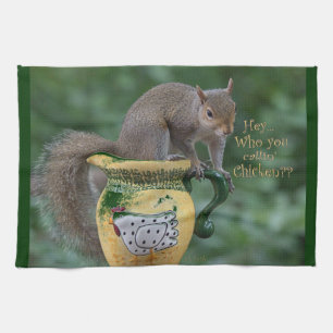 Wie noem je de kip? theedoek