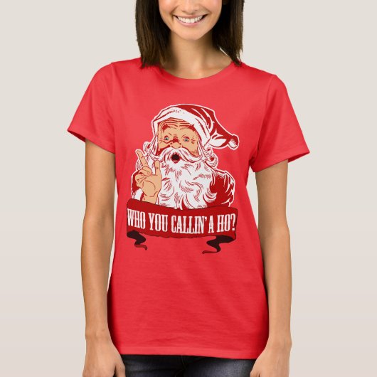 Wie noem je een Ho? T-shirt (Voorkant)