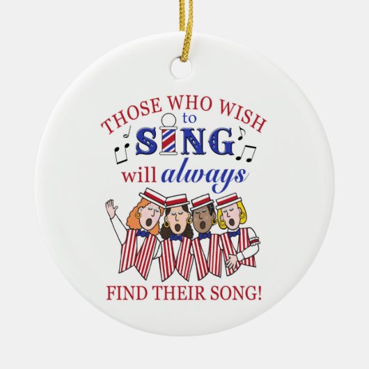 Wie Ornament wil zingen (Vrouw) (Voorkant)