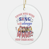 Wie Ornament wil zingen (Vrouw) (Links)