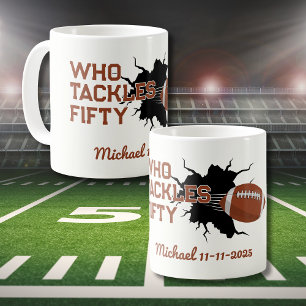 Wie pakt Fifty Funny Football 50ste verjaardag aan Koffiemok