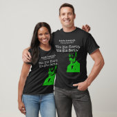 Wie ruikt het, behandelde het (achterste) Donker T-shirt (Unisex)