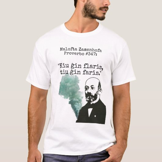 Wie ruikt het, behandelde het (front-fart) Light T-shirt (Voorkant)