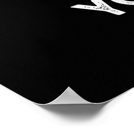 Wie stink je bent grappig prullenbak donker BG Poster (Hoek)