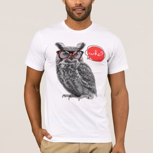 wie ? t-shirt (Voorkant)