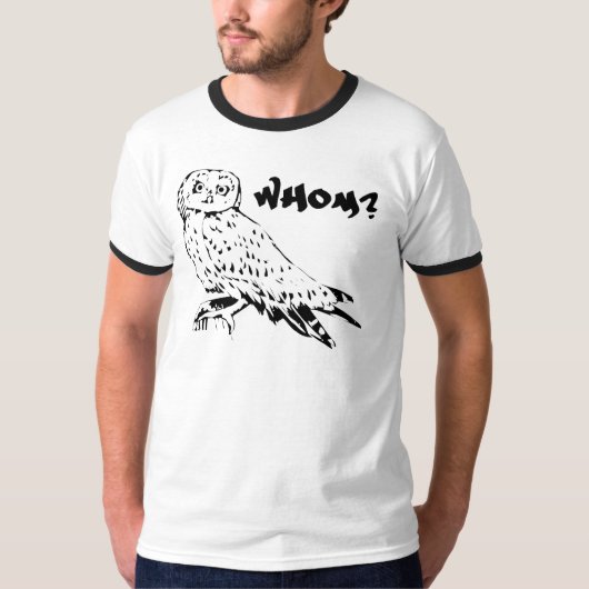 Wie? T-shirt (Voorkant)