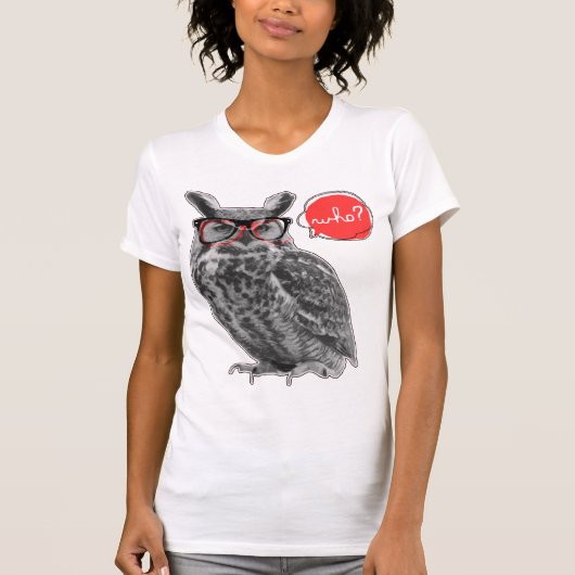 Wie? T-shirt (Voorkant)