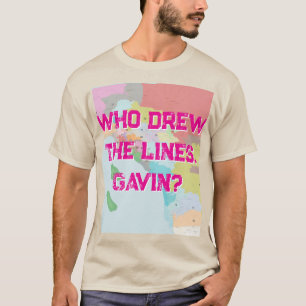 Wie trok de lijnen Tee Shirt