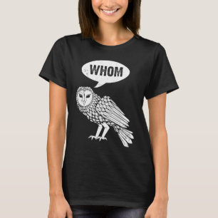 Wie Uil uil vogelliefhebbers vogelaars T-shirt