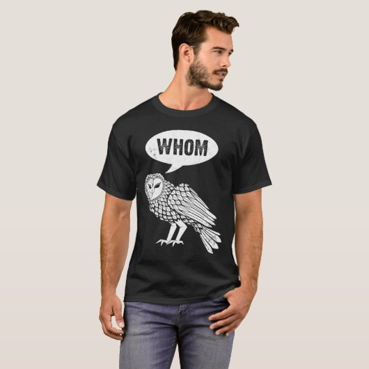Wie Uil uil vogelliefhebbers vogelaars T-shirt (Voorkant volledig)