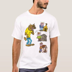 Wie vreest de Big Bully Wolf? Kinderen T-Shirt