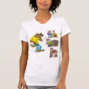 Wie vreest de Big Bully Wolf? Vrouwen T-Shirt