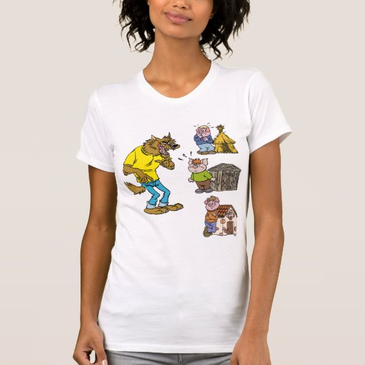 Wie vreest de Big Bully Wolf? Vrouwen T-Shirt (Voorkant)