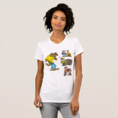 Wie vreest de Big Bully Wolf? Vrouwen T-Shirt (Voorkant volledig)