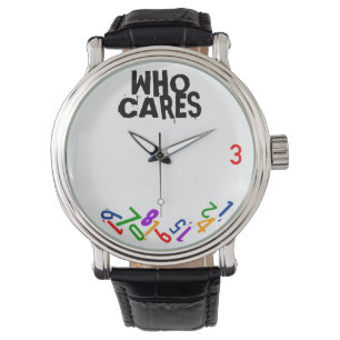 Wie wat geeft om dalende getallen kijken horloge