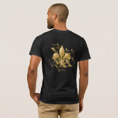 Wie?/we dat/fleur de Lis T-shirt (Achterkant volledig)