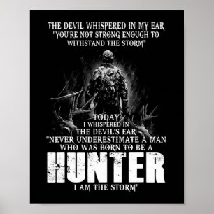 Wie werd geboren als jager jagers poster